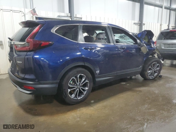 2020 Honda CR-V EX-L with VIN 5J6RW2H88LL031540, listed as a Copart auction lot 84935614 with 0 mi miles and Non Repairable. Bid and sale history available at carsss.com. Image 3.