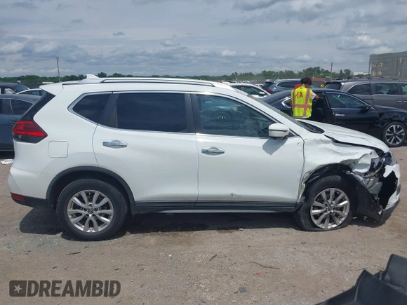 2017 Nissan Rogue S with VIN KNMAT2MV4HP546185, listed as a IAAI auction lot 42488948 with 98,636 mi miles and . Bid and sale history available at DreamBid. Image 13.