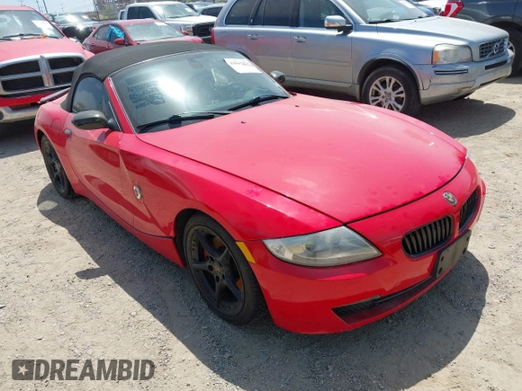 2007 BMW Z4 3.0si with VIN 4USBU53577LX02286, listed as a IAAI auction lot 42531826 with 110,423 mi miles and . Bid and sale history available at DreamBid. Image 1.