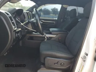 2021 Ram 1500 Lone Star with VIN 1C6RREFT0MN629091, listed as a Copart auction lot 62813465 with 74,154 mi miles and Salvage title. Bid and sale history available at DreamBid. Image 7.