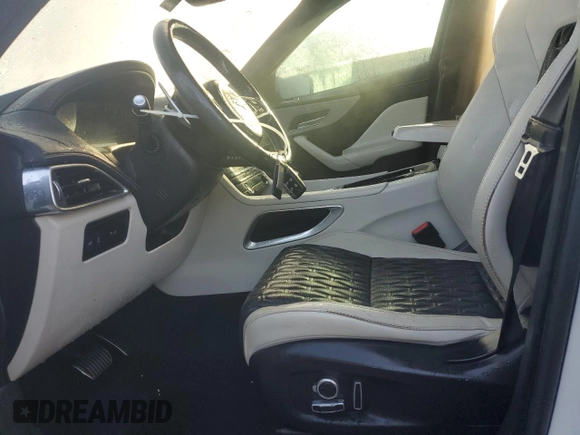 2020 Jaguar F-Pace SVR with VIN SADCZ2EE8LA631407, listed as a Copart auction lot 75533654 with Not Provided miles and Non Repairable. Bid and sale history available at DreamBid. Image 7.