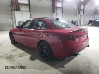 2021 Alfa Romeo Giulia Ti with VIN ZARFANBN9M7649666, listed as a Copart auction lot 69446422 with 0 mi miles. Bid and sale history available at carsss.com. Image 2.