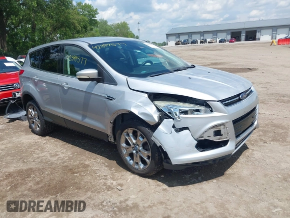 2013 Ford Escape SEL z VIN 1FMCU9H94DUD19842, wystawiony jako IAAI lot #42399577 z przebiegiem 176 257 mil mil oraz . Historia ofert i sprzedaży dostępna na DreamBid. Obrazek 1.