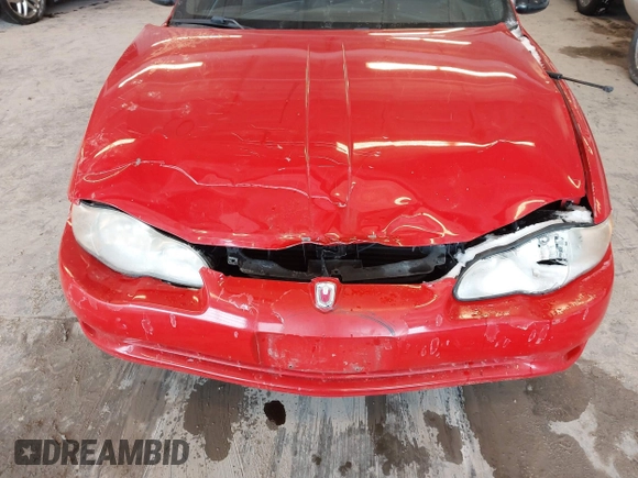 2005 Chevrolet Monte Carlo LS with VIN 2G1WW12E359144641, listed as a IAAI auction lot 41610327 with 1 mi miles. Bid and sale history available at carsss.com. Image 6.