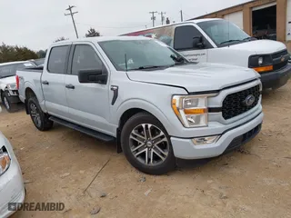 2021 Ford F-150 XL with VIN 1FTEW1CP6MKD12160, listed as a IAAI auction lot 41434939 with 47,928 mi miles. Bid and sale history available at carsss.com. Image 1.