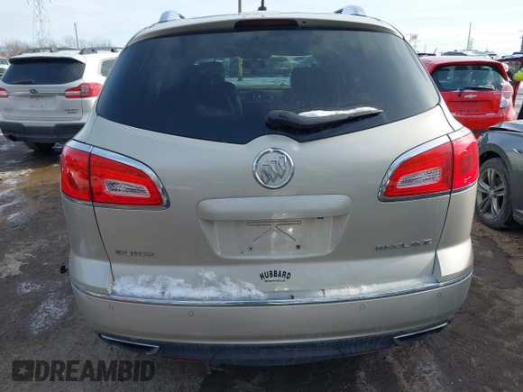 2013 Buick Enclave Leather with VIN 5GAKRCKD2DJ160883, listed as a IAAI auction lot 41611467 with 90,681 mi miles. Bid and sale history available at carsss.com. Image 16.
