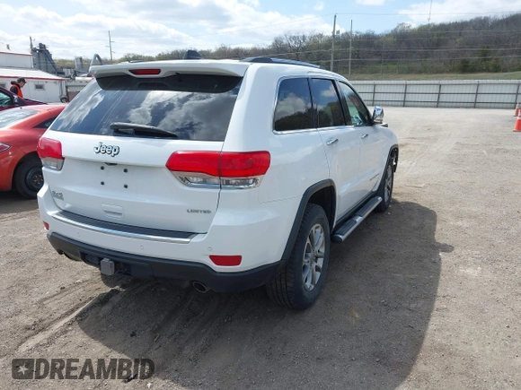 2014 Jeep Grand Cherokee Limited z VIN 1C4RJFBG9EC122590, wystawiony jako IAAI lot #42037881 z przebiegiem 137 270 mil mil oraz . Historia ofert i sprzedaży dostępna na DreamBid. Obrazek 4.