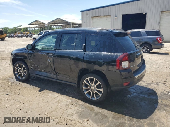 2017 Jeep Compass High Altitude with VIN 1C4NJDEB4HD190216, listed as a Copart auction lot 53316325 with 93,977 mi miles and Salvage title. Bid and sale history available at DreamBid. Image 2.