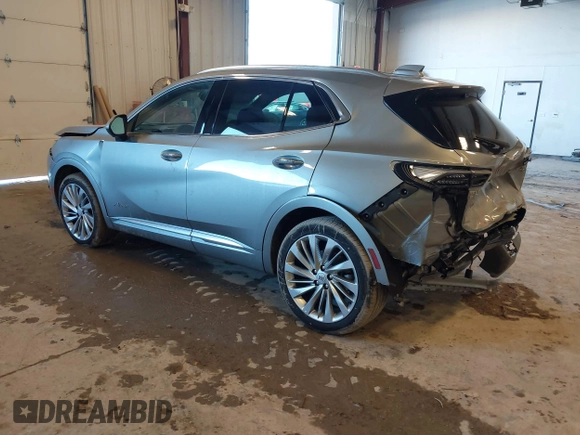 2024 Buick Envision Avenir with VIN LRBFZSE42RD072328, listed as a IAAI auction lot 41631418 with 635 mi miles. Bid and sale history available at carsss.com. Image 3.