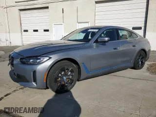 2024 BMW i4 eDrive40 with VIN WBY73AW07RFT37180, listed as a Copart auction lot 46883685 with 6,053 mi miles and Clean Title. Bid and sale history available at carsss.com. Image 1.
