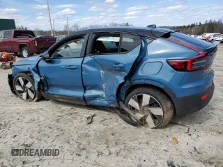 2022 Volvo C40 Recharge Pure Electric Ultimate with VIN YV4ED3GB0N2004416, listed as a Copart auction lot 49156394 with 50,873 mi miles and Salvage Title. Bid and sale history available at carsss.com. Image 2.
