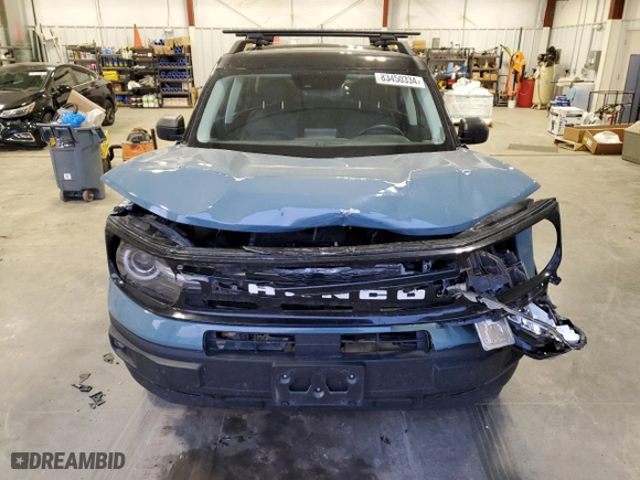 2021 Ford Bronco Sport Outer Banks with VIN 3FMCR9C63MRA51808, listed as a Copart auction lot 83450334 with NaN miles and Salvage Title. Bid and sale history available at carsss.com. Image 5.
