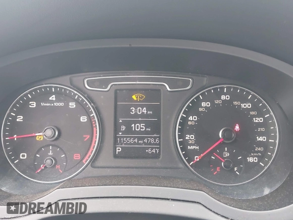 2015 Audi Q3 Premium Plus with VIN WA1EFCFS8FR002771, listed as a IAAI auction lot 42408746 with 115,564 mi miles and . Bid and sale history available at DreamBid. Image 15.