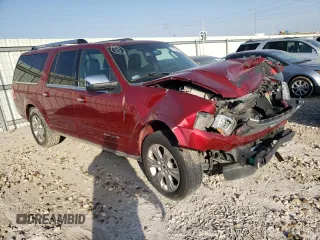 2015 Ford Expedition EL Platinum with VIN 1FMJK1LT8FEF17760, listed as a Copart auction lot 61299573 with 152,713 mi miles and Salvage Title. Bid and sale history available at carsss.com. Image 2.