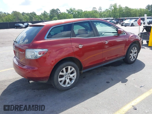 2007 Mazda CX-7 Sport with VIN JM3ER293X70145018, listed as a IAAI auction lot 42153581 with 146,839 mi miles. Bid and sale history available at carsss.com. Image 4.