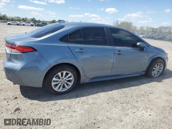 2024 Toyota Corolla LE with VIN 5YFB4MDE1RP183731, listed as a Copart auction lot 52217665 with 9,402 mi miles and Salvage Title. Bid and sale history available at carsss.com. Image 3.