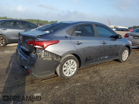 2018 Hyundai Accent SEL with VIN 3KPC24A36JE018390, listed as a Copart auction lot 70963573 with 102,603 mi miles. Bid and sale history available at carsss.com. Image 3.