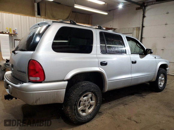 2002 Dodge Durango Sport with VIN 1B4HS38N92F168988, listed as a Copart auction lot 49979475 with 88,411 mi miles and Salvage Title. Bid and sale history available at carsss.com. Image 3.