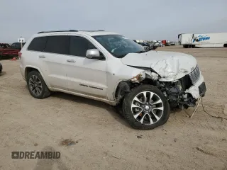 2017 Jeep Grand Cherokee Overland with VIN 1C4RJFCT6HC626918, listed as a Copart auction lot 44758135 with 85,112 mi miles and Salvage Title. Bid and sale history available at carsss.com. Image 4.