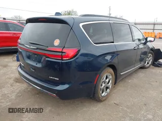 2022 Chrysler Pacifica Limited z VIN 2C4RC1GG4NR139407, wystawiony jako IAAI lot #41934648 z przebiegiem 57 384 mil mil oraz . Historia ofert i sprzedaży dostępna na DreamBid. Obrazek 4.