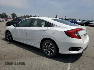 2018 Honda Civic EX with VIN 2HGFC2F78JH506451, listed as a Copart auction lot 54977565 with 41,227 mi miles and Salvage Title. Bid and sale history available at DreamBid. Image 2.