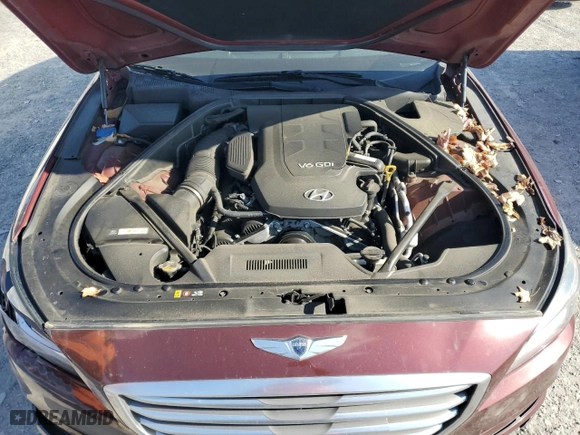 2015 Hyundai Genesis 3.8L with VIN KMHGN4JE5FU088008, listed as a Copart auction lot 52355645 with 148,021 mi miles and Salvage Title. Bid and sale history available at carsss.com. Image 11.