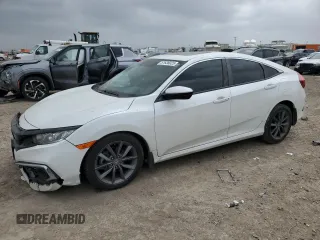 2019 Honda Civic Sedan EX with VIN JHMFC1F30KX008519, listed as a Copart auction lot 51636025 with 42,218 mi miles and Salvage Title. Bid and sale history available at carsss.com. Image 1.