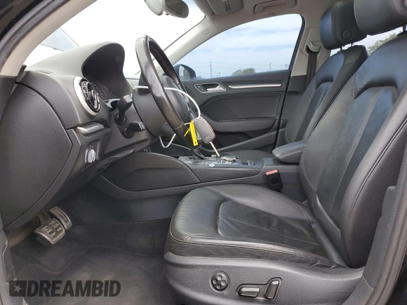 2015 Audi A3 Premium Plus with VIN WAUCCGFFXF1004887, listed as a Copart auction lot 56166895 with 140,022 mi miles and Salvage title. Bid and sale history available at DreamBid. Image 7.