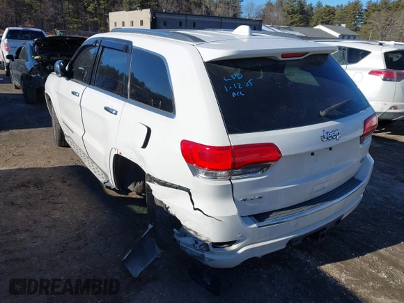 2017 Jeep Grand Cherokee Overland with VIN 1C4RJFCG5HC941289, listed as a IAAI auction lot 41406958 with 58,351 mi miles. Bid and sale history available at carsss.com. Image 3.