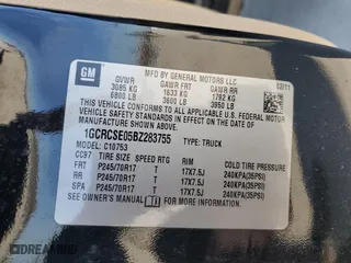 2011 Chevrolet Silverado 1500 LT with VIN 1GCRCSE05BZ283755, listed as a Copart auction lot 41523594 with 152,850 mi miles and Salvage Title. Bid and sale history available at carsss.com. Image 14.