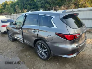 2019 Infiniti QX60 Luxe with VIN 5N1DL0MMXKC522444, listed as a Copart auction lot 63564895 with 99,748 mi miles and Salvage title. Bid and sale history available at DreamBid. Image 2.