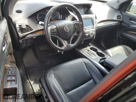 2020 Acura MDX w/Technology Pkg with VIN 5J8YD3H59LL001600, listed as a Copart auction lot 44429965 with 34,992 mi miles and Non Repairable. Bid and sale history available at carsss.com. Image 8.