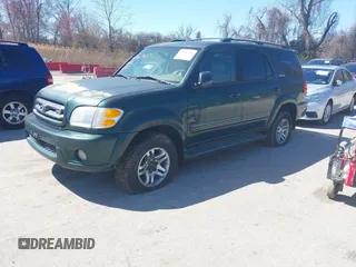 2003 Toyota Sequoia Limited with VIN 5TDBT48A23S173489, listed as a IAAI auction lot 41866742 with 185,706 mi miles and . Bid and sale history available at DreamBid. Image 2.