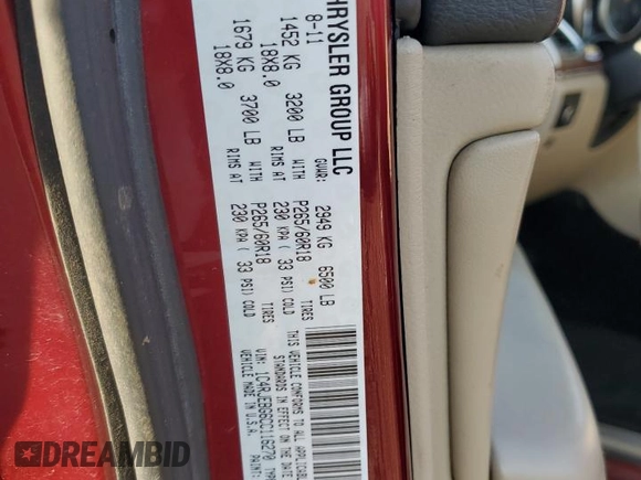 2012 Jeep Grand Cherokee Limited with VIN 1C4RJEBG6CC116270, listed as a Copart auction lot 43634525 with 155,342 mi miles and Salvage Title. Bid and sale history available at carsss.com. Image 14.