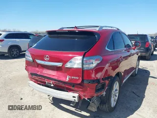 2011 Lexus RX 350 with VIN JTJBK1BA2B2437050, listed as a IAAI auction lot 41749057 with 141,780 mi miles and . Bid and sale history available at DreamBid. Image 4.