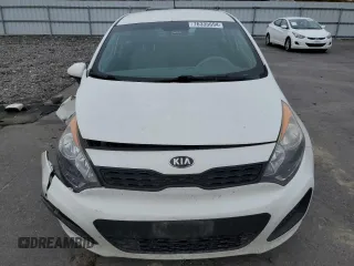 2014 Kia Rio LX with VIN KNADM5A39E6354838, listed as a Copart auction lot 76335694 with 148,265 mi miles and Salvage Title. Bid and sale history available at carsss.com. Image 5.