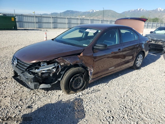 2016 Volkswagen Jetta Sedan 1.4T S with VIN 3VW267AJ6GM383969, listed as a Copart auction lot 57064554 with 274,707 mi miles and Salvage Title. Bid and sale history available at carsss.com. Image 1.