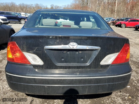 2002 Toyota Avalon XL with VIN 4T1BF28B82U259044, listed as a Copart auction lot 50019705 with 0 mi miles and Salvage Title. Bid and sale history available at carsss.com. Image 6.