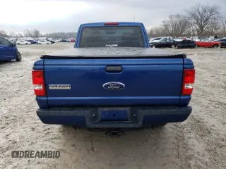 2010 Ford Ranger XLT with VIN 1FTLR4FE3APA27389, listed as a Copart auction lot 46770215 with 115,122 mi miles and Salvage Title. Bid and sale history available at carsss.com. Image 6.