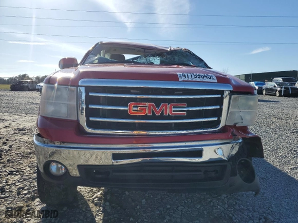 2013 GMC Sierra 1500 SLT with VIN 3GTP2WE70DG321085, listed as a Copart auction lot 47799645 with 203,829 mi miles and Salvage Title. Bid and sale history available at carsss.com. Image 5.