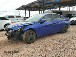 2023 Hyundai Elantra Blue z VIN KMHLM4AJ7PU077401, wystawiony jako Copart lot #49180065 z przebiegiem 55 927 mil mil oraz Szkoda całkowita • Salvage title. Historia ofert i sprzedaży dostępna na DreamBid. Obrazek 1.