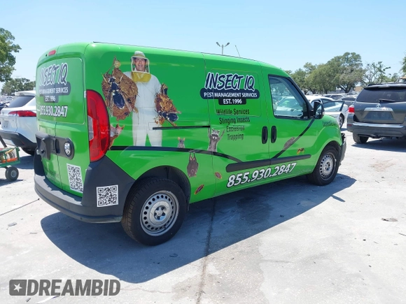 2018 Ram ProMaster City Cargo Tradesman with VIN ZFBERFAB3J6J50426, listed as a IAAI auction lot 42137488 with 59,631 mi miles and . Bid and sale history available at DreamBid. Image 4.