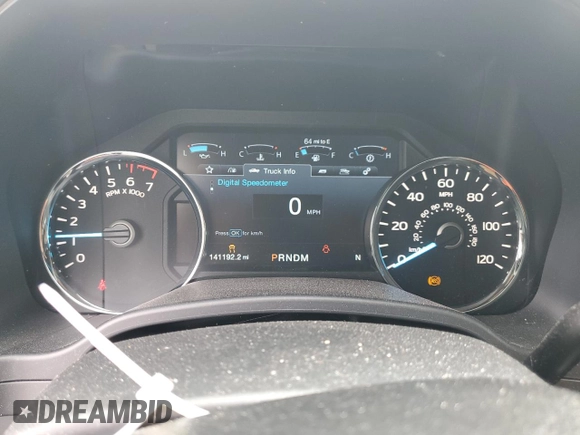 2018 Ford F-150 XL with VIN 1FTEW1EP2JFA90380, listed as a Copart auction lot 60555185 with 141,192 mi miles and Clean title. Bid and sale history available at DreamBid. Image 9.