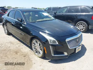 2014 Cadillac CTS Luxury RWD with VIN 1G6AR5SX4E0195791, listed as a IAAI auction lot 42004960 with Not Provided miles. Bid and sale history available at carsss.com. Image 1.