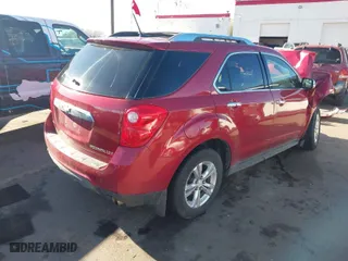 2013 Chevrolet Equinox LTZ with VIN 2GNFLGE32D6385479, listed as a IAAI auction lot 41262978 with 154,057 mi miles. Bid and sale history available at carsss.com. Image 4.
