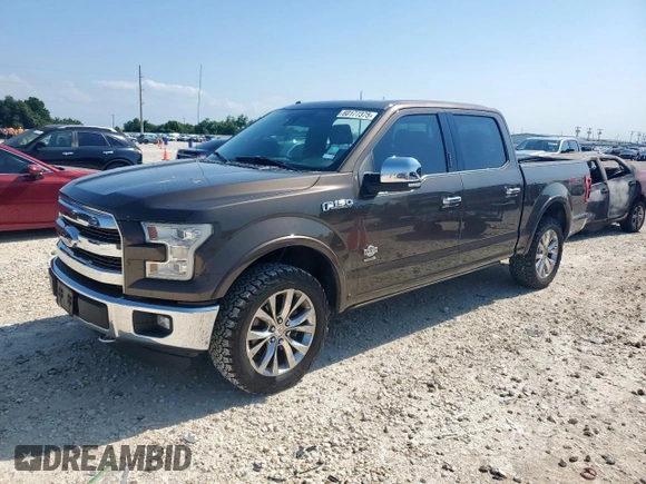 2015 Ford F-150 XLT with VIN 1FTEW1EG1FFC52510, listed as a Copart auction lot 60177375 with 103,179 mi miles and Clean title. Bid and sale history available at DreamBid. Image 1.