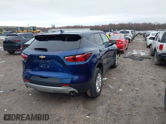 2022 Chevrolet Blazer LT z VIN 3GNKBCR47NS120010, wystawiony jako IAAI lot #41914923 z przebiegiem 31 625 mil mil oraz . Historia ofert i sprzedaży dostępna na DreamBid. Obrazek 4.