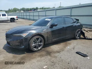 2025 Acura Integra w/A-Spec Package with VIN 19UDE4H30SA009742, listed as a Copart auction lot 59690155 with 8,295 mi miles and Salvage title. Bid and sale history available at DreamBid. Image 1.