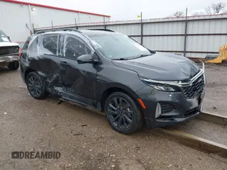 2022 Chevrolet Equinox RS with VIN 2GNAXMEV0N6147243, listed as a IAAI auction lot 41612576 with 37,793 mi miles and . Bid and sale history available at DreamBid. Image 1.