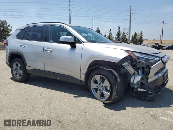 2023 Toyota RAV4 Hybrid LE z VIN 4T3MWRFV5PU095667, wystawiony jako Copart lot #60753845 z przebiegiem 33 684 mil mil oraz Szkoda całkowita • Salvage title. Historia ofert i sprzedaży dostępna na DreamBid. Obrazek 4.